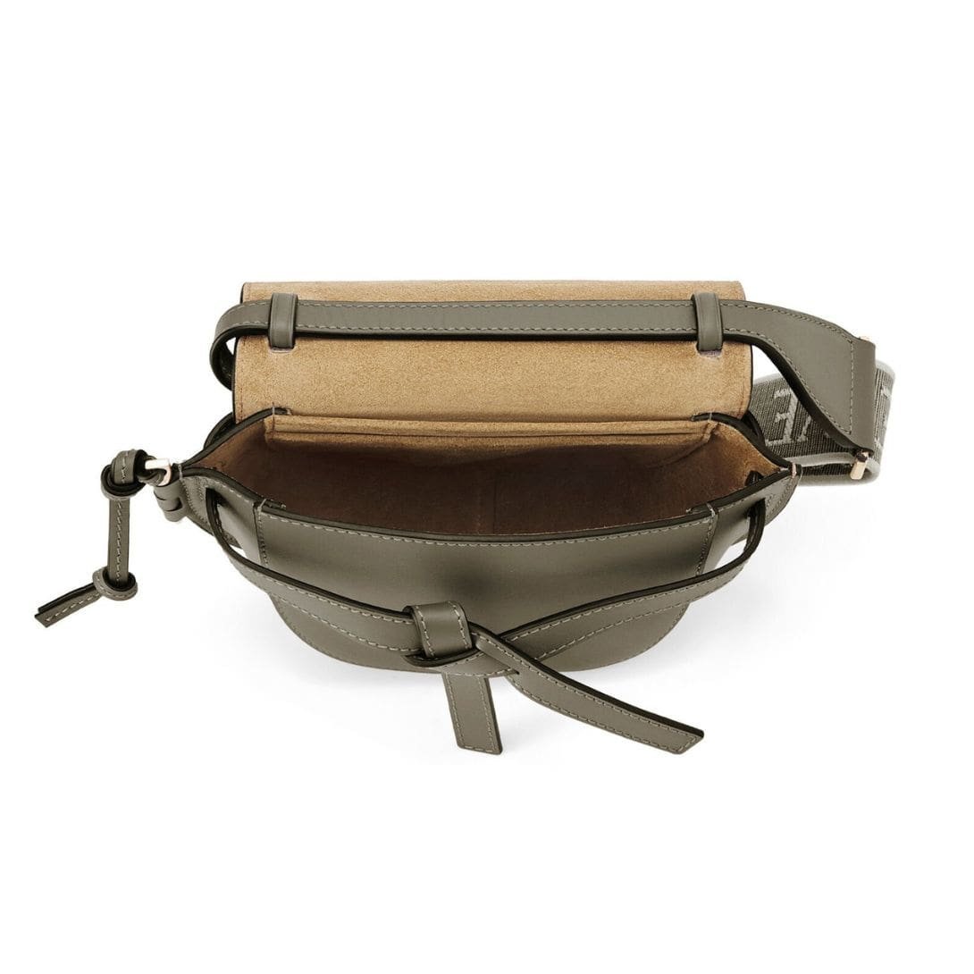 LOEWE GATE DUAL MINI BAG IN SOFT CALFSKIN AND JACQUARD - Image 5