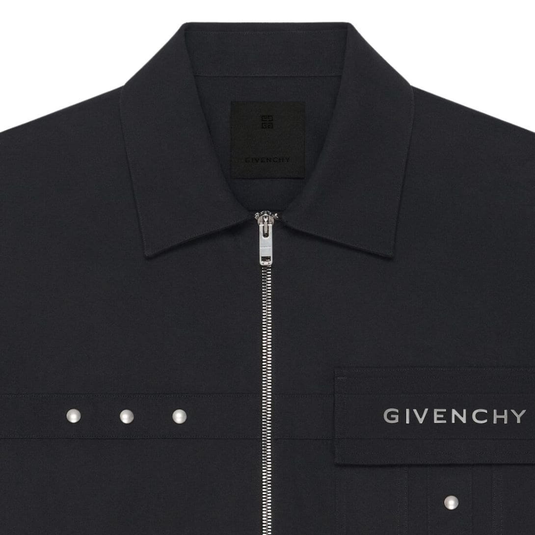 GIVENCHY SHIRT IN COTTON WITH METAL DETAILS - Image 5