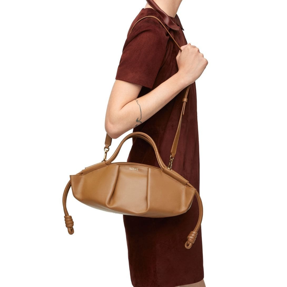 LOEWE SMALL PASEO BAG IN SHINY CALFSKIN - Image 9