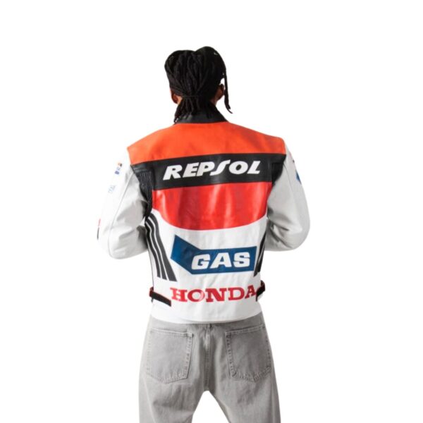 Honda Racing Leather Jacket - Image 2