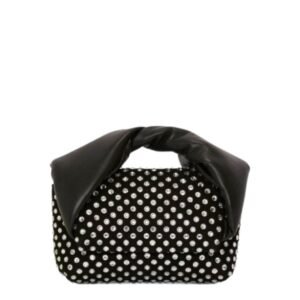 JWA MINI TWISTER – LEATHER MINI BAG WITH CRYSTAL