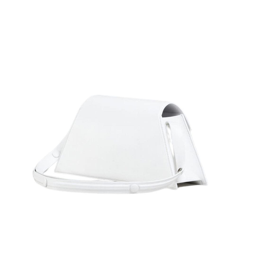 MARNI MEDIUM TRUNKOISE BAG IN SMOOTH WHITE LEATHER - Image 5