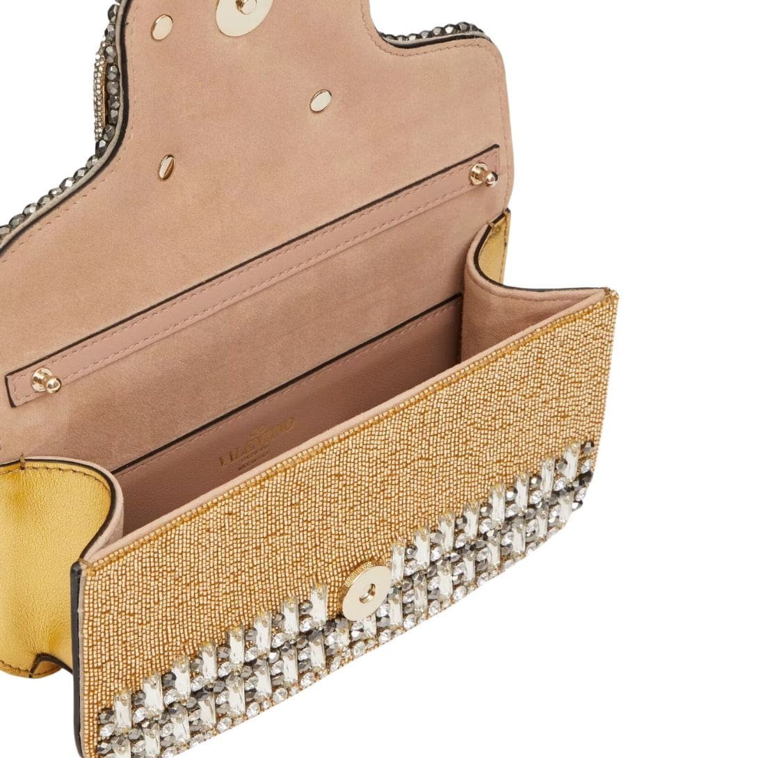 VALENTINO GARAVANI LOCÒ EMBROIDERED SMALL SHOULDER BAG - Image 5