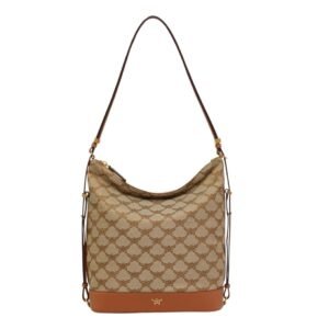 MCM HIMMEL HOBO IN LAURETOS JACQUARD