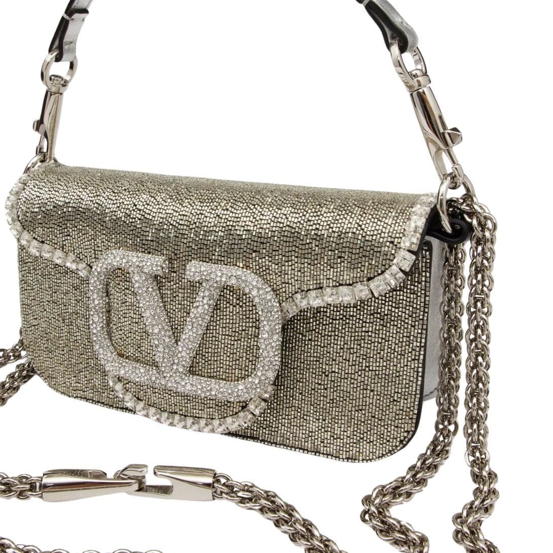 VALENTINO GARAVANI LOCÒ EMBROIDERED SMALL SHOULDER BAG - Image 4