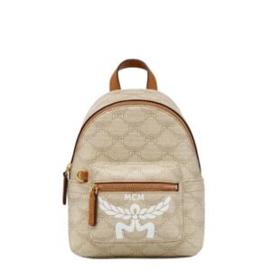 MCM X-MINI STARK BEBE BOO BACKPACK IN LAURETOS BEIGE