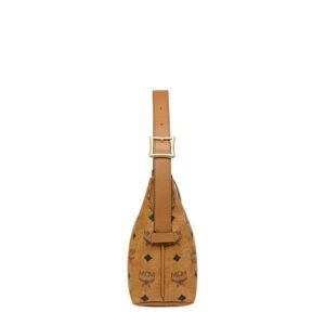 MCM AREN HOBO IN VISETOS COGNAC