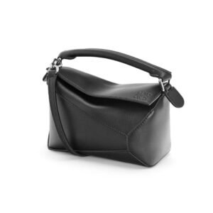 LOEWE MINI PUZZLE BAG IN SATIN CALFSKIN