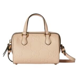 GUCCI GG SUPER MINI TOP HANDLE BAG IN LIGHT BEIGE