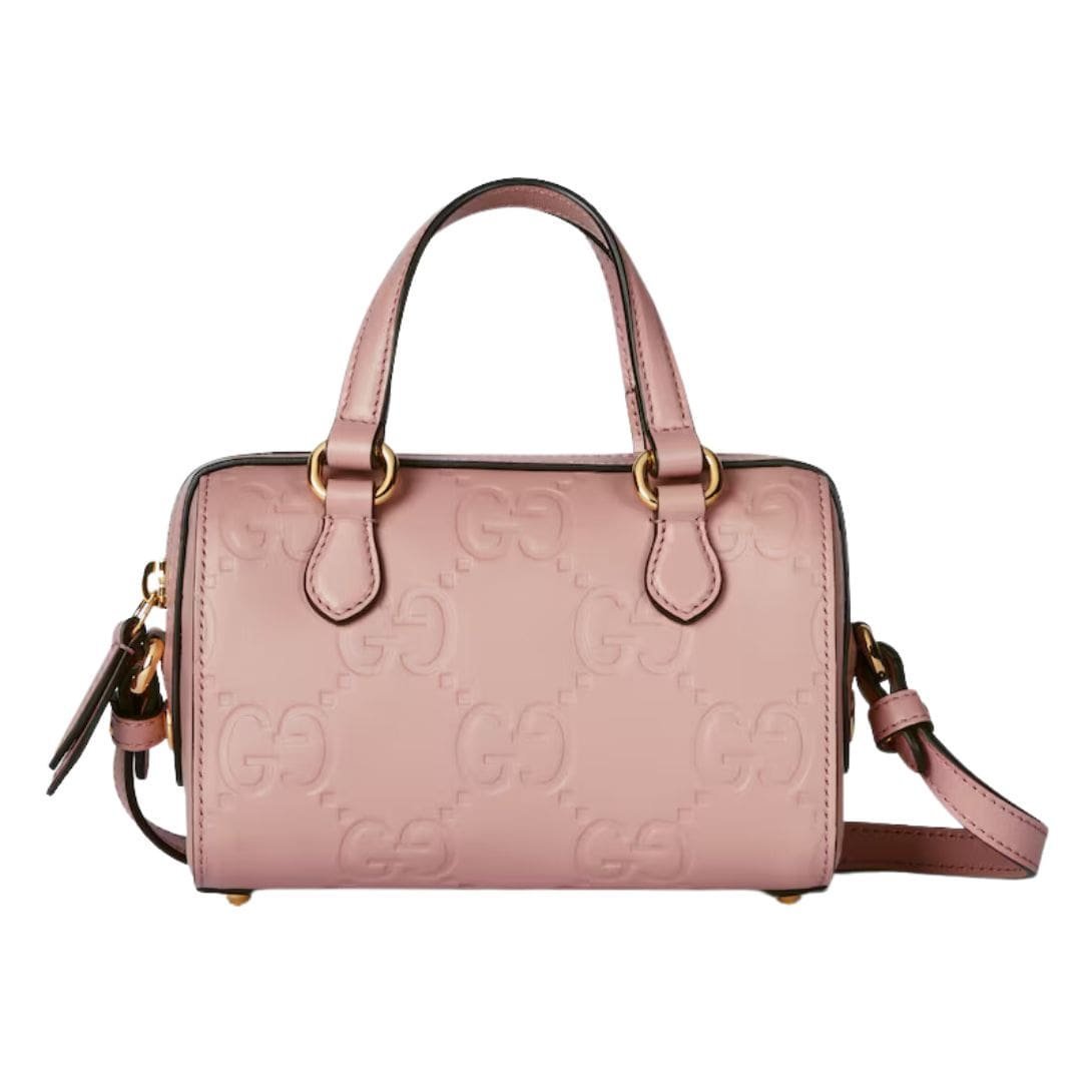 GUCCI GG SUPER MINI TOP HANDLE BAG IN ROSE BEIGE - Image 2