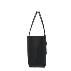 MCM MEDIUM HIMMEL SHOPPER IN EMBOSSED LOGO LEATHER BLACK