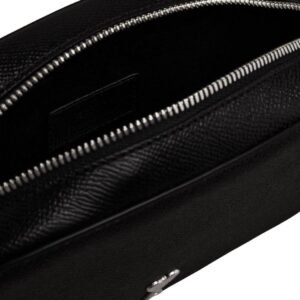 AMI PARIS PARIS CAMERA BAG IN BLACK