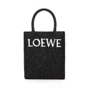 LOEWE STANDARD A5 TOTE BAG IN RAFFIA