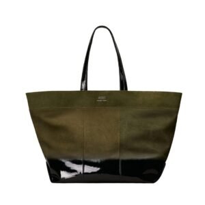 EAST WEST MAXI AMI SHOPPING BAG IN OLIVE