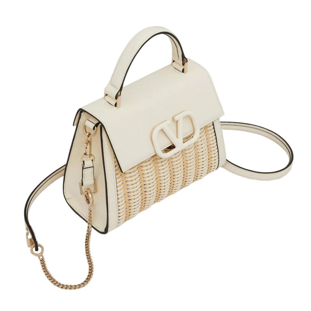 VALENTINO GARAVANI SMALL VSLING WICKER HANDBAG - Image 5