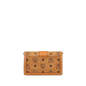 MCM MINI TRACY CROSSBODY IN VISETOS COGNAC