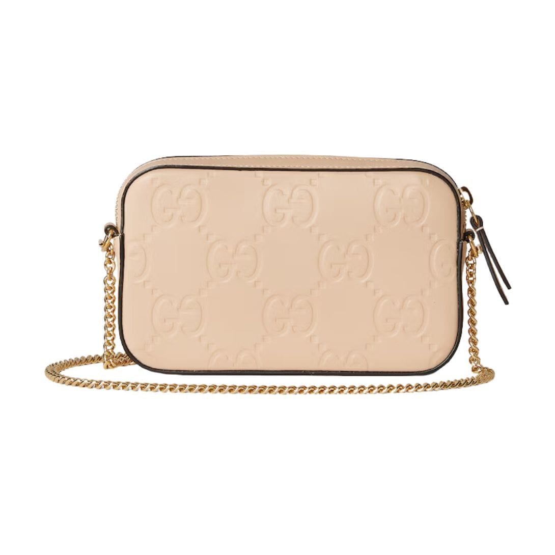 GUCCI GG SUPER MINI SHOULDER BAG IN LIGHT BEIGE - Image 2