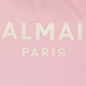 BALMAIN CANVAS AND LEATHER B-ARMY GROCERY BAG