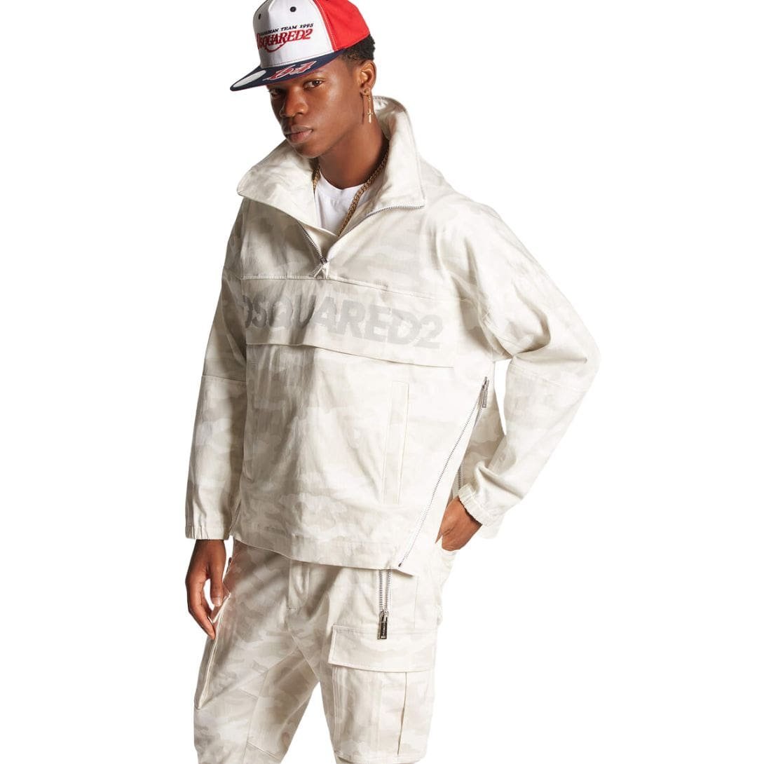 DSQUARED2 D2 ZIPPED ANORAK - Image 7