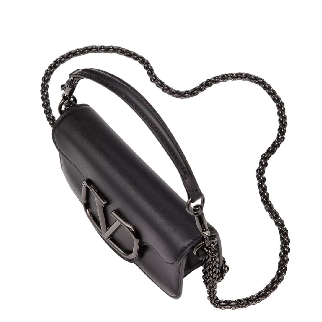 VALENTINO GARAVANI LOCÒ SMALL SHOULDER BAG IN CALFSKIN - Image 5
