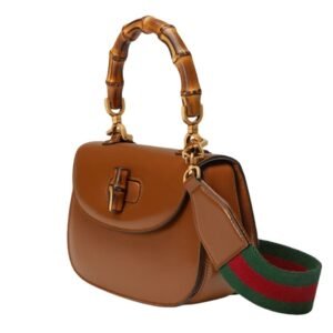GUCCI GUCCI BAMBOO 1947 SMALL TOP HANDLE BAG