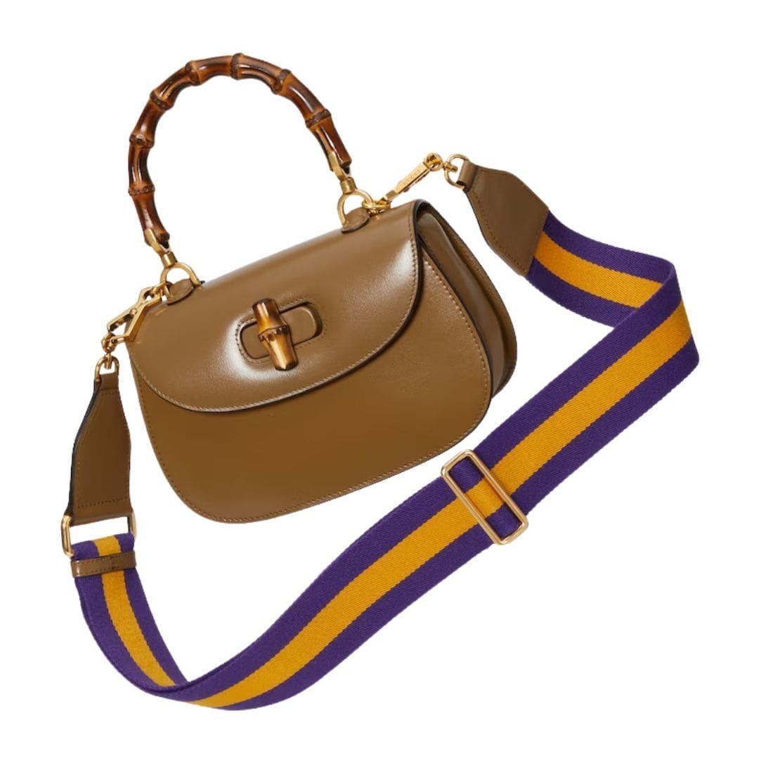 GUCCI GUCCI BAMBOO 1947 SMALL TOP HANDLE BAG - Image 5