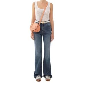 CHLOE MARCIE SMALL SADDLE BAG TERRACOTTA PINK