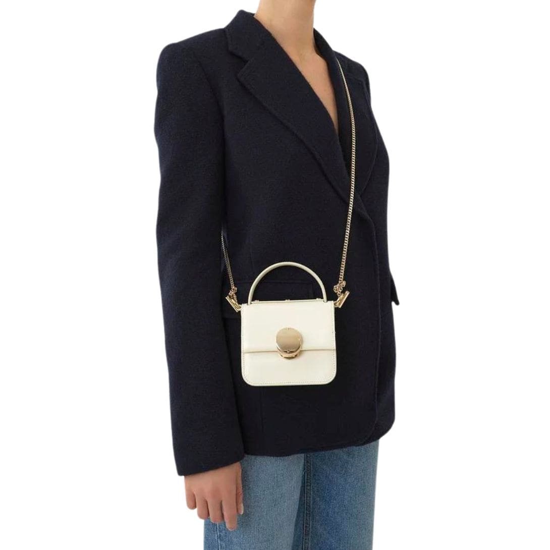 CHLOE PENELOPE MICRO FLAP BAG MISTY IVORY - Image 5