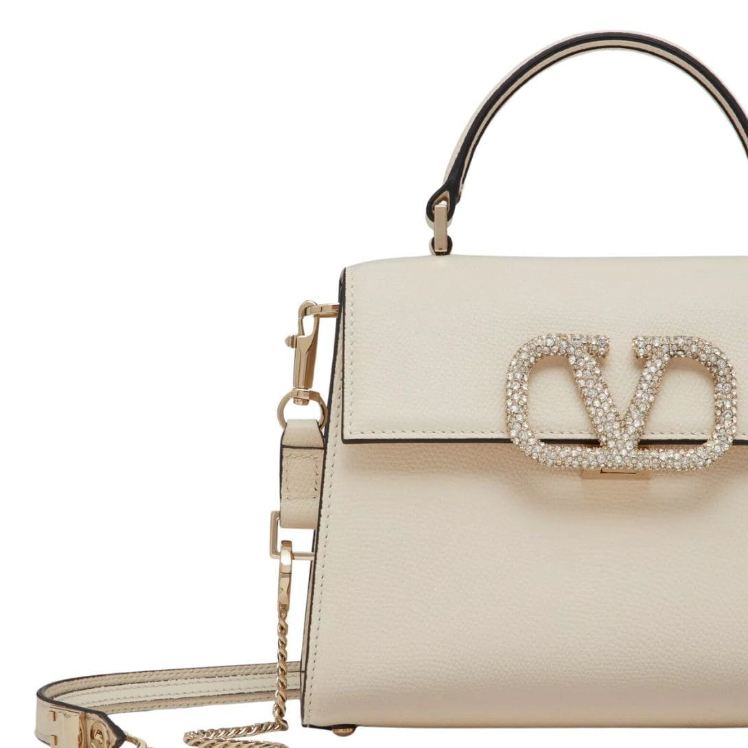 VALENTINO GARAVANI SMALL VSLING HANDBAG WITH JEWEL EMBROIDERY - Image 8