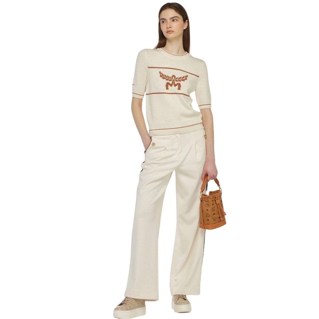 MCM MINI DESSAU DRAWSTRING BAG IN VISETOS COGNAC - Image 6