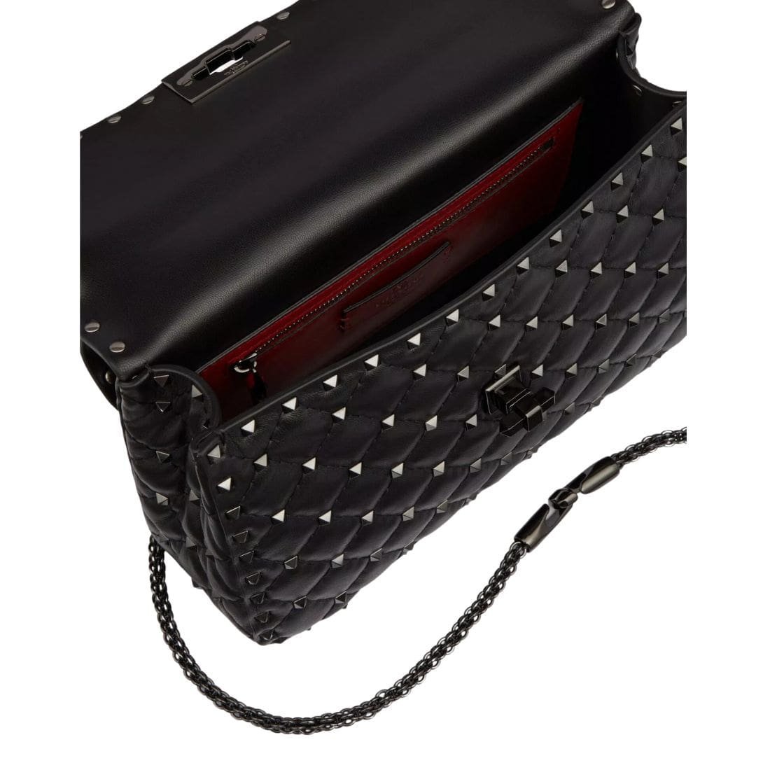 VALENTINO GARAVANI MEDIUM NAPPA ROCKSTUD SPIKE BAG - Image 5