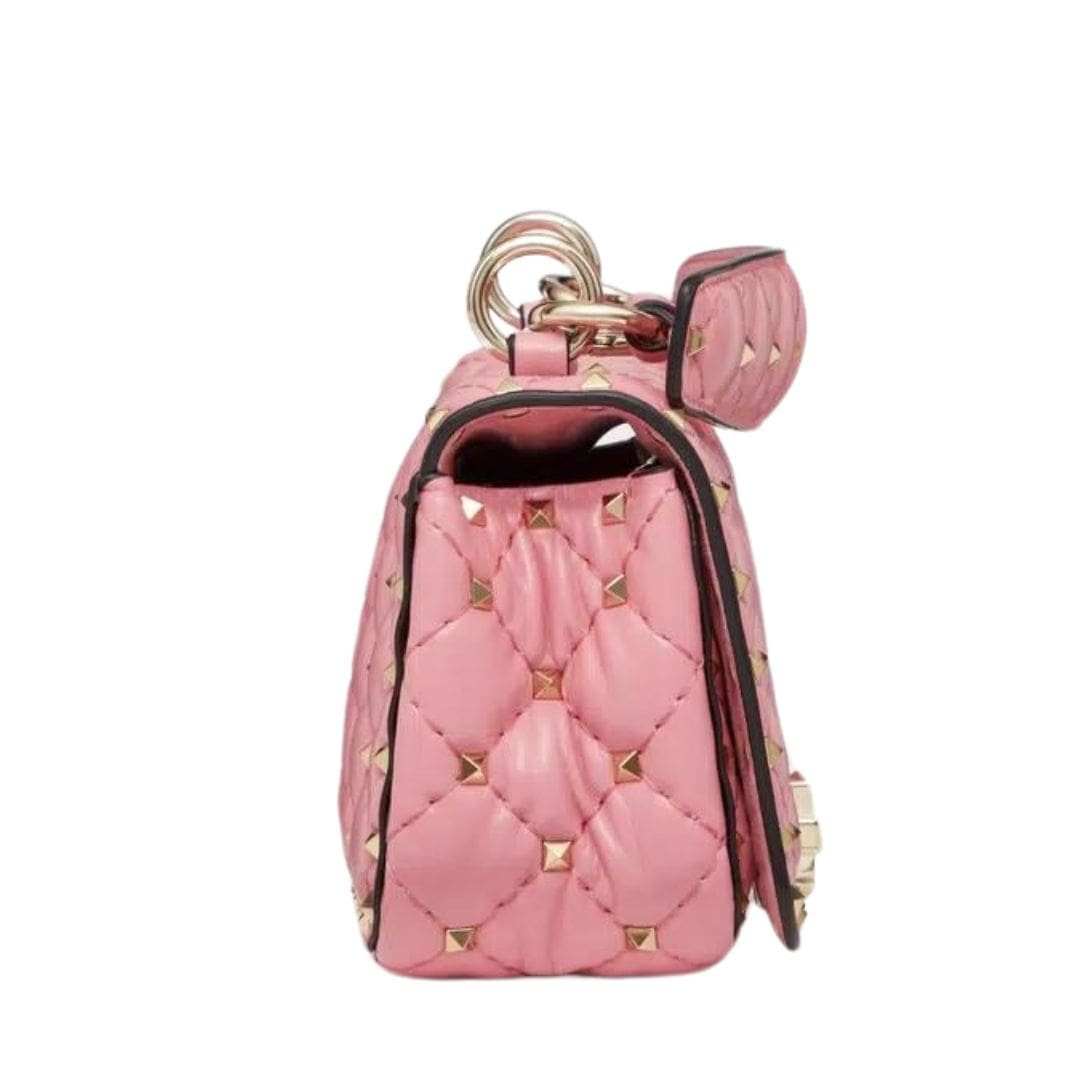 VALENTINO GARAVANI ROCKSTUD SPIKE CALFSKIN SHOULDER BAG - Image 6