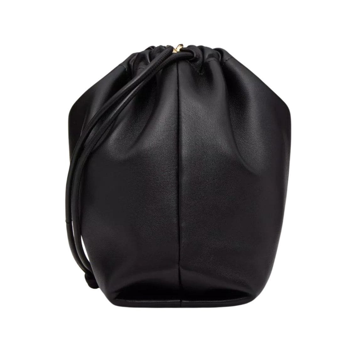 VALENTINO GARAVANI VLOGO POUF NAPPA LEATHER POUCH - Image 6