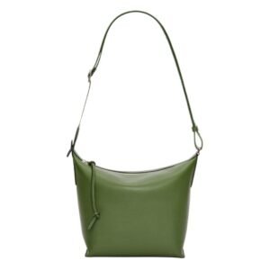 LOEWE SMALL CUBI CROSSBODY BAG IN SUPPLE SMOOTH CALFSKIN AND JACQUARD