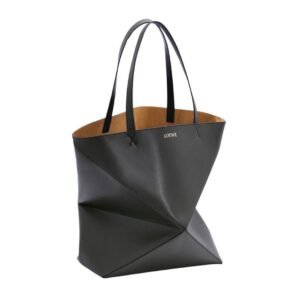 LOEWE XL PUZZLE FOLD TOTE BAG IN SHINY CALFSKIN