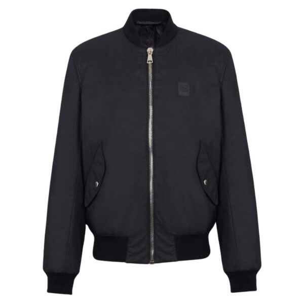 BALMAIN PB NYLON BOMBER JACKET