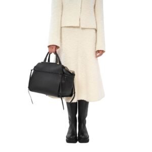 CHLOE STEPH MEDIUM DOUBLE CARRY BAG BLACK