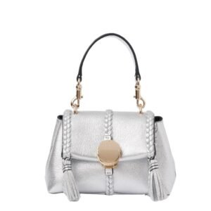 CHLOE PENELOPE MINI SOFT SHOULDER BAG SILVER