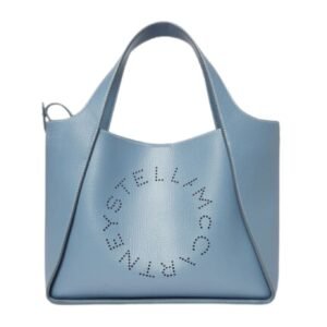 STELLA MCCARTNEY LOGO GRAINY ALTER MAT CROSSBODY BAG