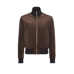 BALMAIN REVERSIBLE MINI MONOGRAMMED BOMBER