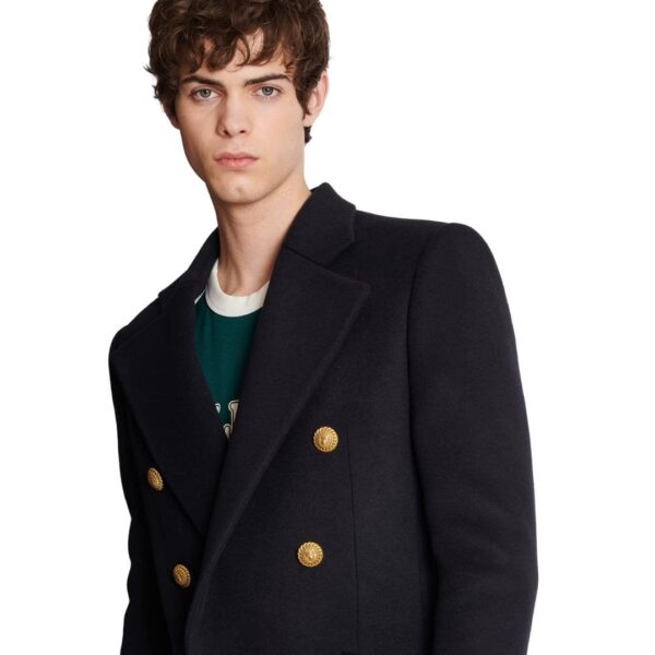 BALMAIN SHORT MILITARY STYLE COAT - Image 5