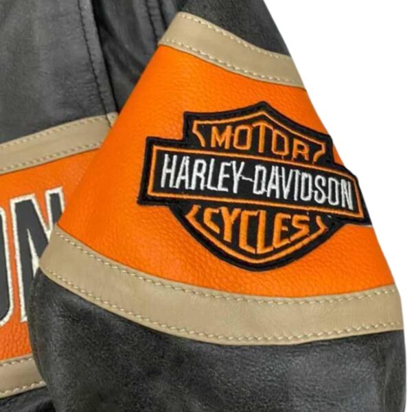 HARLEY DAVIDSON CRACKER LEATHER JACKET - Image 4