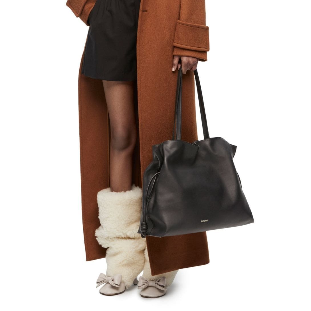 LOEWE FLAMENCO CLUTCH XL BAG IN CALFSKIN NAPPA - Image 6