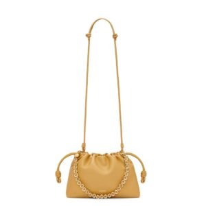 LOEWE MINI FLAMENCO PURSE BAG IN SOFT LAMBSKIN