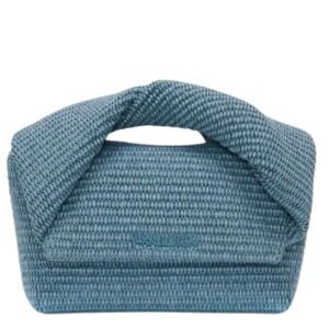 JWA LARGE TWISTER – RAFFIA TOP HANDLE BAG