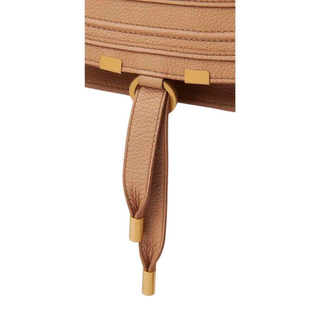 CHLOE MARCIE DOUBLE CARRY BAG LIGHT TAN - Image 3