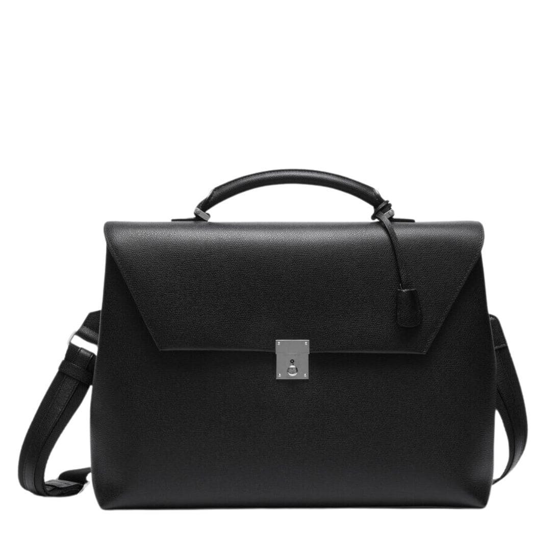 VALEXTRA AVIETTA BRIEFCASE WITH FLAP 24H - Image 3