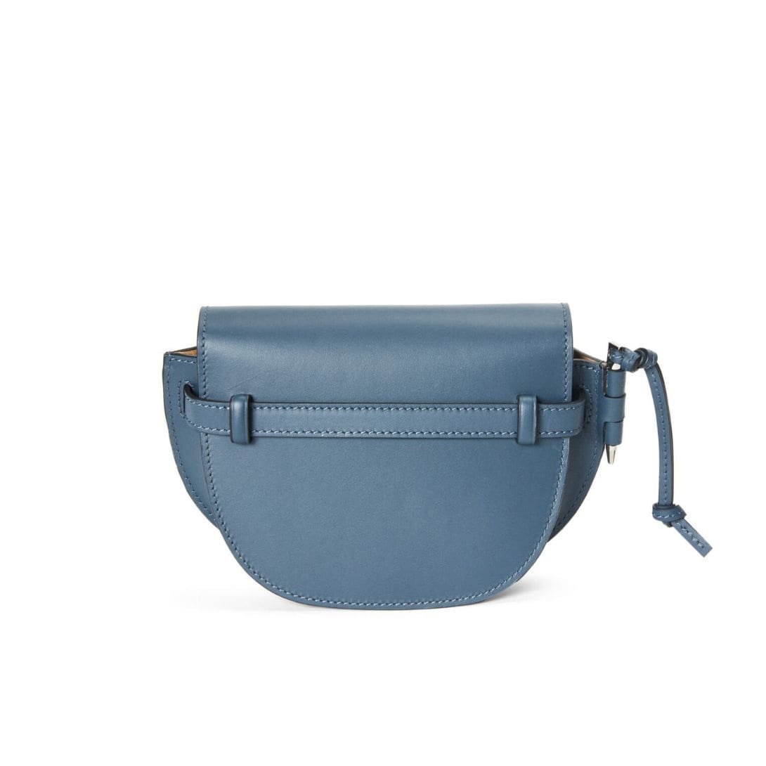 LOEWE GATE DUAL MINI BAG IN SOFT CALFSKIN AND JACQUARD - Image 7