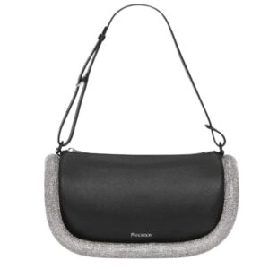 JWA BUMPER-15 – LEATHER SHOULDER BAG WITH CRYSTAL