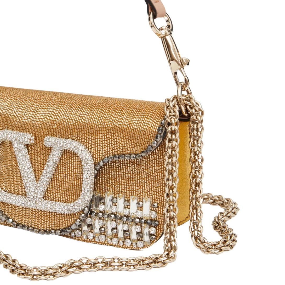 VALENTINO GARAVANI LOCÒ EMBROIDERED SMALL SHOULDER BAG - Image 6
